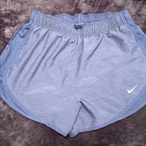 cool blue Nike running shorts